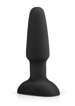 B-Vibe Rimming Plug 2 Rechargeable Silicone Anal Plug - Black