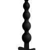 B-Vibe Cinco Rechargeable Silicone Anal Beads with Remote Control - Black