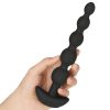 B-Vibe Cinco Rechargeable Silicone Anal Beads - Black - Image 4