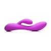 Bang! 10X Flexible Rechargeable Silicone Rabbit - Purple - Image 3