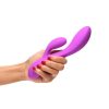 Bang! 10X Flexible Rechargeable Silicone Rabbit - Purple - Image 4