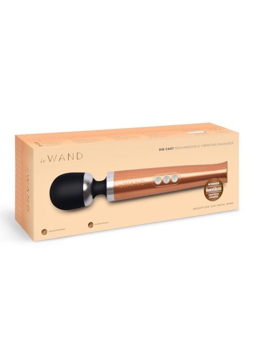 Le Wand Diecast Rechargeable Massager - Rose Gold - Image 2