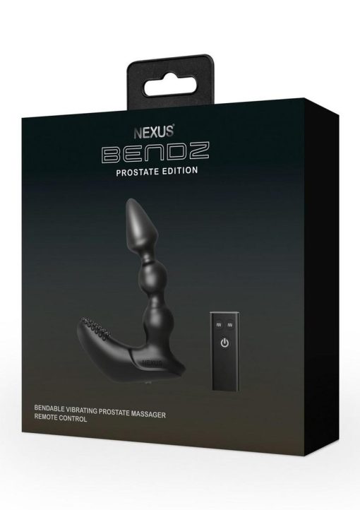 Nexus Bendz Prostate Edition Remote Control Bendable Rechargeable Silicone Prostate Massager - Black - Image 2