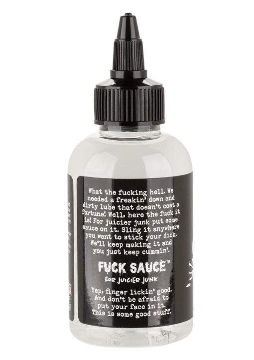 Fuck Sauce Slick Silicone Personal Lubricant 4oz. - Image 2