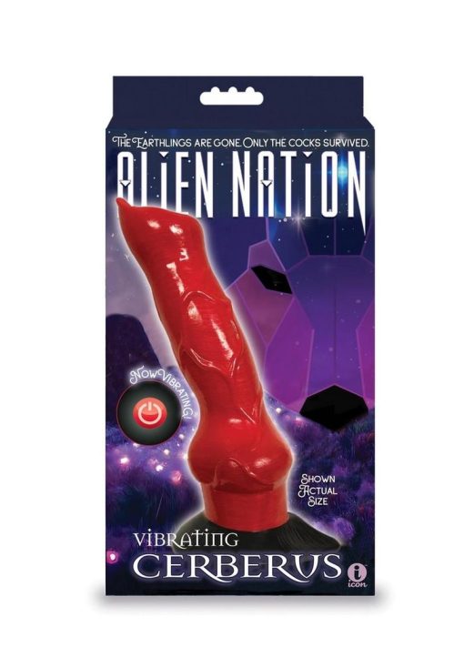 Alien Nation Cerberus Silicone Creature Dildo - Red - Image 2