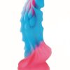 Alien Nation Glow Dragon Silicone Glow in the Dark Creature Dildo - Multicolor