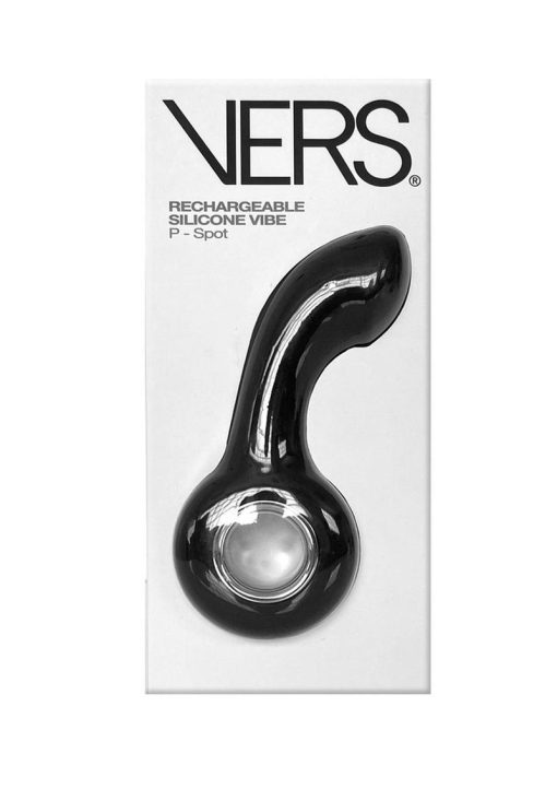 Vers P-Spot Rechargeable Silicone Prostate Stimulator - Black - Image 2