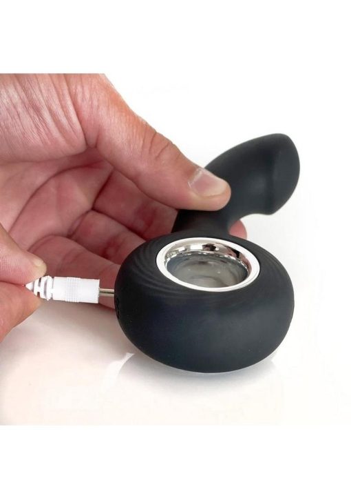 Vers P-Spot Rechargeable Silicone Prostate Stimulator - Black - Image 3