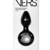 Vers Plug Vibrating Rechargeable Silicone Anal Plug - Black - Image 2