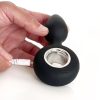 Vers Plug Vibrating Rechargeable Silicone Anal Plug - Black - Image 4