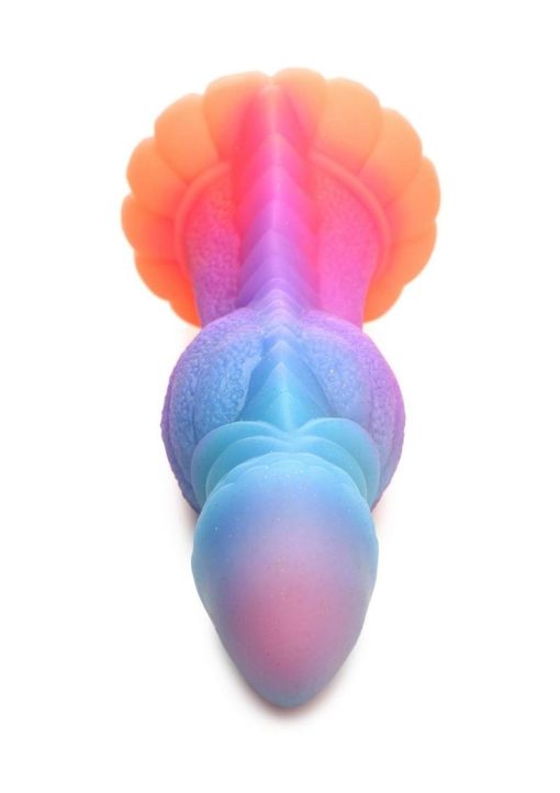 Creature Cocks Galatic Cock Alien Creature Glow in the Dark Silicone Dildo - Multicolor - Image 3