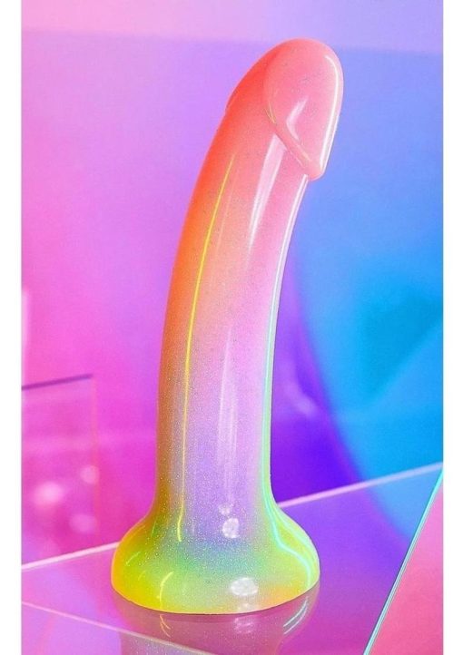 Love to Love Dildolls Stargazer Silicone Dildo - Rainbow - Image 2