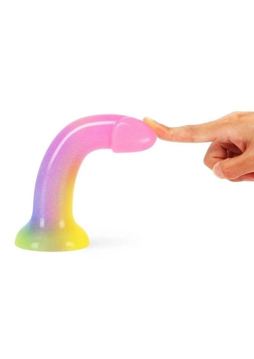 Love to Love Dildolls Stargazer Silicone Dildo - Rainbow - Image 3