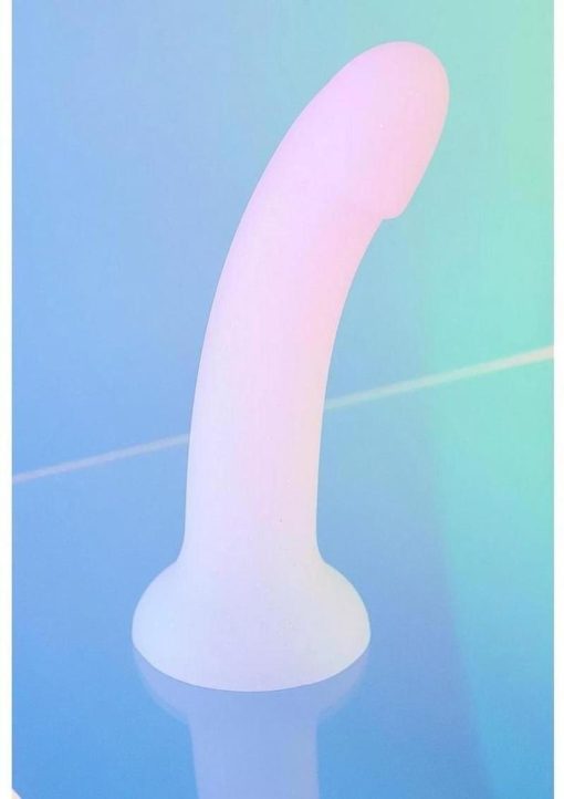 Love to Love Dildolls Galactica Silicone Dildo - Pink/Green - Image 2