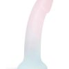 Love to Love Dildolls Galactica Silicone Dildo - Pink/Green - Image 3
