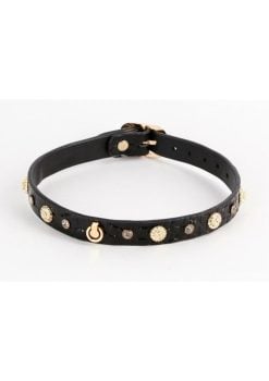 Fetish and Fashion Alina Collar - Black/Gold