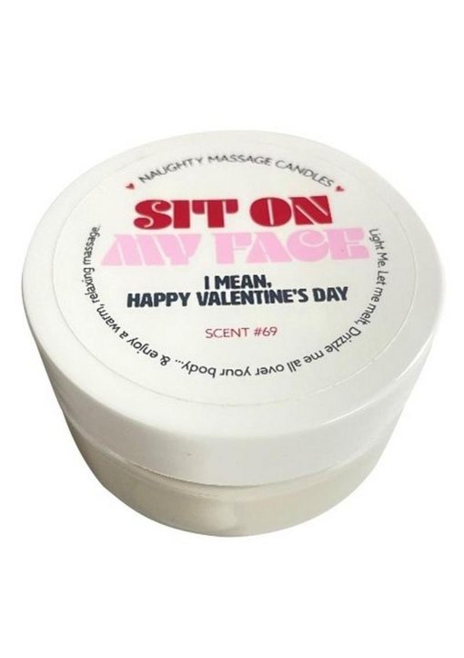 Kama Sutra Naughty Massage Candle Sit on My Face 1.7oz