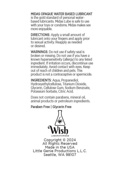 Midas Water Based Opaque Lubricant 2oz - Image 2