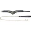Ouch! London Collection Collar with Leash - Black - Image 3