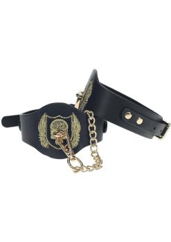 Ouch! London Collection Leg Cuffs - Black