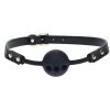 Ouch! London Collection Silicone Ball Gag - Black