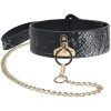 Ouch! Florence Collection Collar with Leash - Black - Image 4