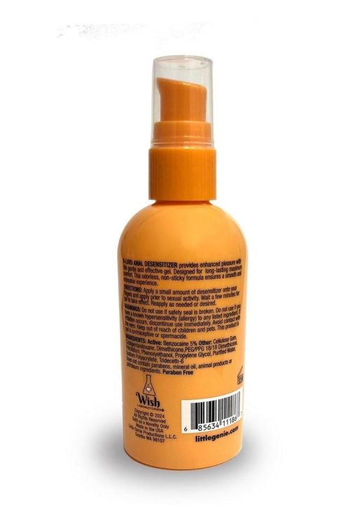 B-Luvd Anal Desensitizing Lubricant 4oz - Image 2
