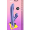 Romp Pulse Rechargeable Silicone Rabbit Vibrator with Pleasure Air - Purple/Pink