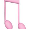 The Beat Rechargeable Silicone Note Vibrator - Pink - Image 3
