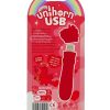 Unihorn Cupid`s Beau Rechargeable Silicone USB Bullet- Red - Image 4