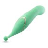 Blush Collection Stella Rechargeable Silicone Dual End Vibrator - Green - Image 3