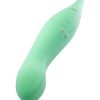 Blush Collection Stella Rechargeable Silicone Dual End Vibrator - Green - Image 4