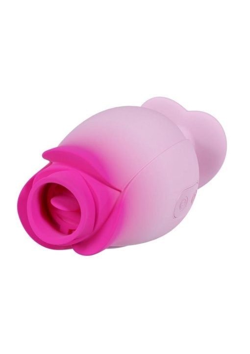 Aria Tulip Trance Rechargeable Silicone Clitoral Stimulator - Pink - Image 3