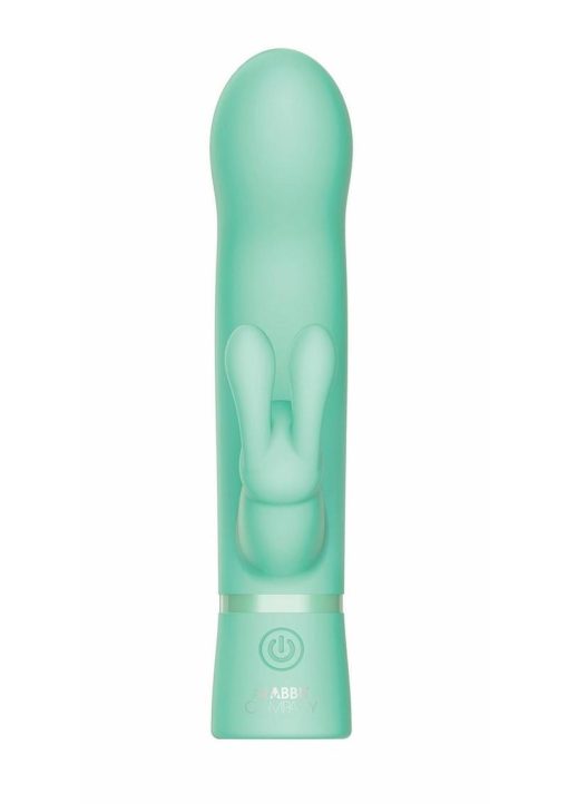 The Rabbit Company The Travel Rabbit Rechargeable Silicone Vibrator - Aqua - Image 3