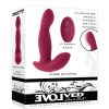 Come on Over Rechargeable Silicone Dual Vibrator with Remote Control - Red