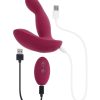 Come on Over Rechargeable Silicone Dual Vibrator with Remote Control - Red - Image 4