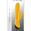 Selopa Buzzz Bunny Rechargeable Silicone Rabbit Vibrator - Yellow