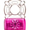 Play With Me Pleaser Rechargeable Cock Ring - Pink - Image 3