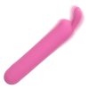 First Time Rechargeable Silicone Flicker Rabbit Vibrator - Pink