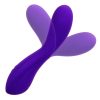 Flex Bend and Hold Rumbler Rechargeable Silicone Vibrator - Purple