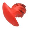 Creature Cocks Dragonspawn Silicone Butt Plug - Large - Red - Image 4
