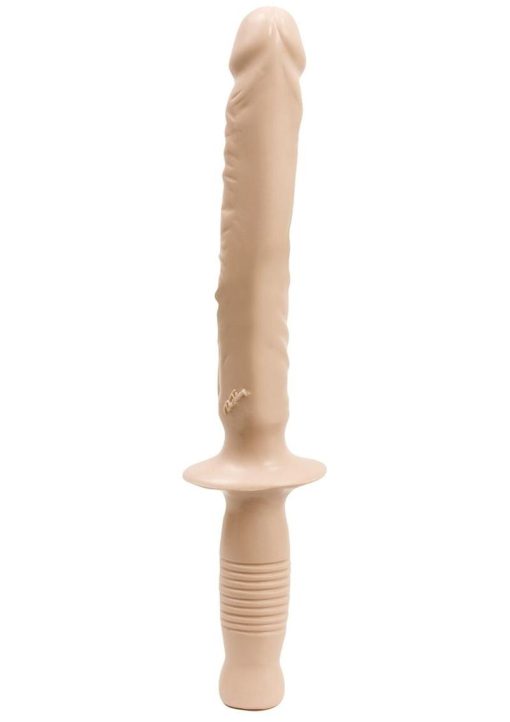 Man Handler Cock Dong Sil A Gel 14 Inch Flesh - Image 3