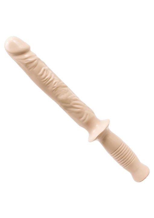 Man Handler Cock Dong Sil A Gel 14 Inch Flesh - Image 4