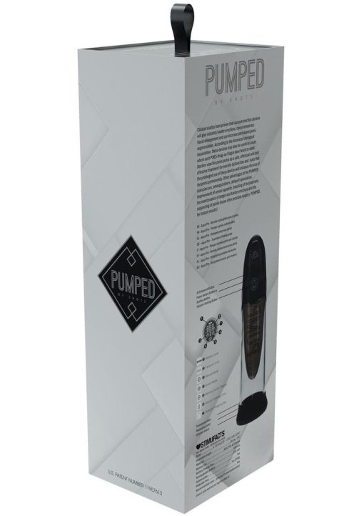 Pumped Aqua Pro Submersible Automatic Rechargeable Silicone AI Tech Enhanced Penis Pump - Black - Image 3