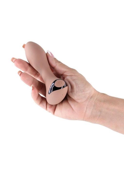 Lust-N-Dreams Tango Rechargeable Silicone Anal Plug - Brown - Image 3