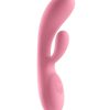 Lust-N-Dreams Samba Rechargeable Silicone Rabbit Vibrator - Pink