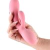 Lust-N-Dreams Samba Rechargeable Silicone Rabbit Vibrator - Pink - Image 3