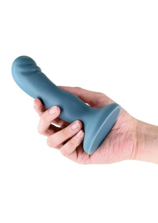 Lust-N-Dreams Jive Silicone Flexible Dildo with Suction Cup - Teal - Image 3