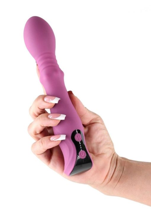 Lust-N-Dreams Cadence Rechargeable Silicone Vibrator - Magenta - Image 3