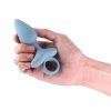 Renegade Orion Rechargeable Silicone Anal Plug - Gray - Image 3